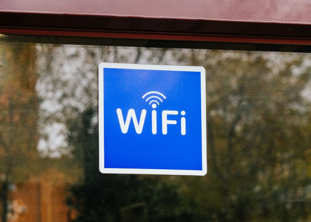 Wifi Sign On a Window